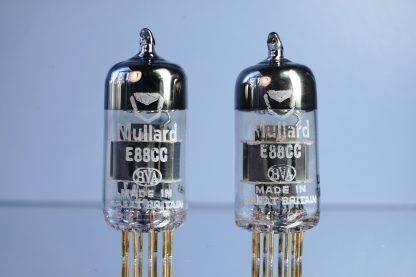 E88CC Matched Pair Mullard gold pins testing, same dat NEW                (V49/54)