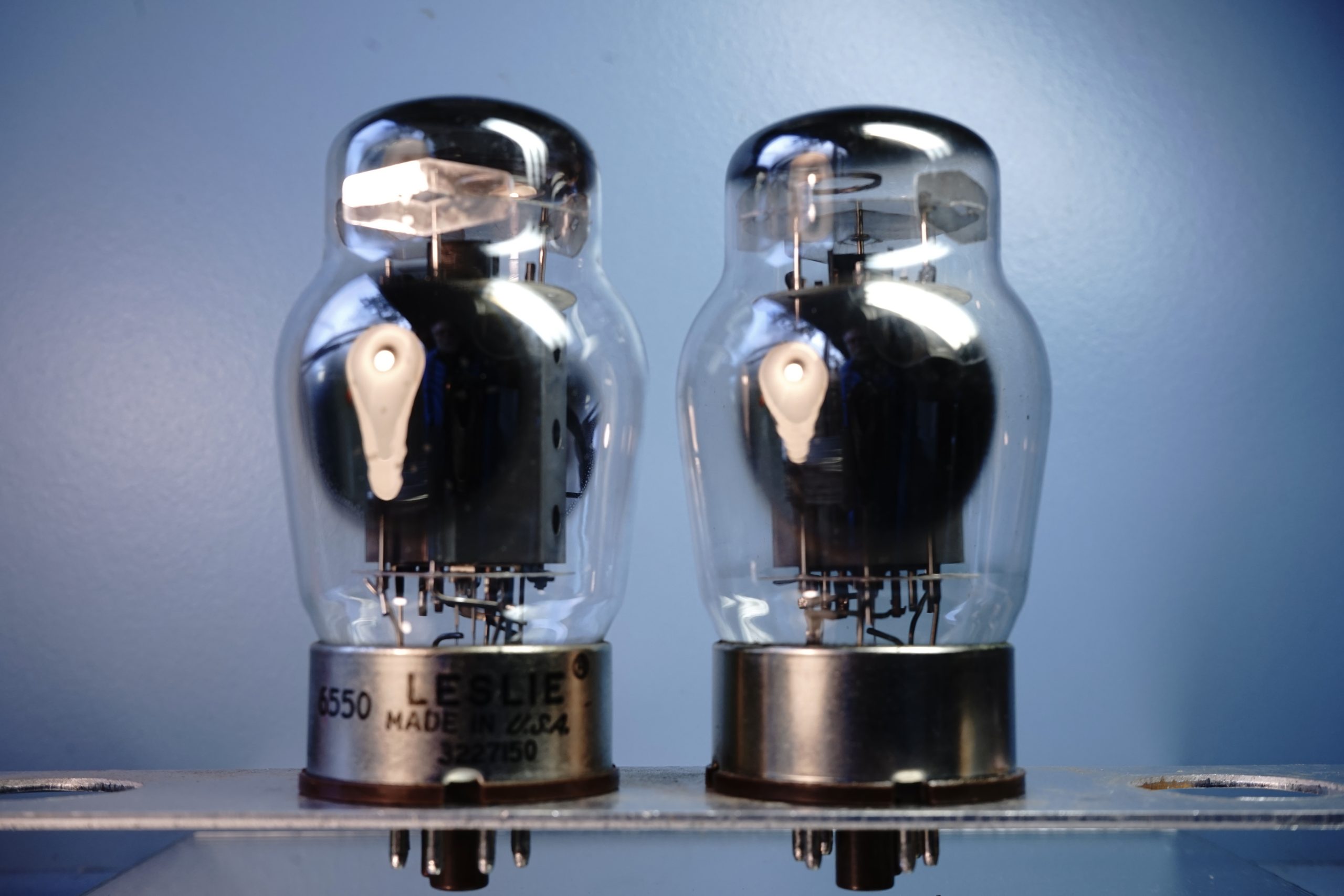 Tung-Sol 6550 pair in Box (labels RCA & Leslie) V18 V67