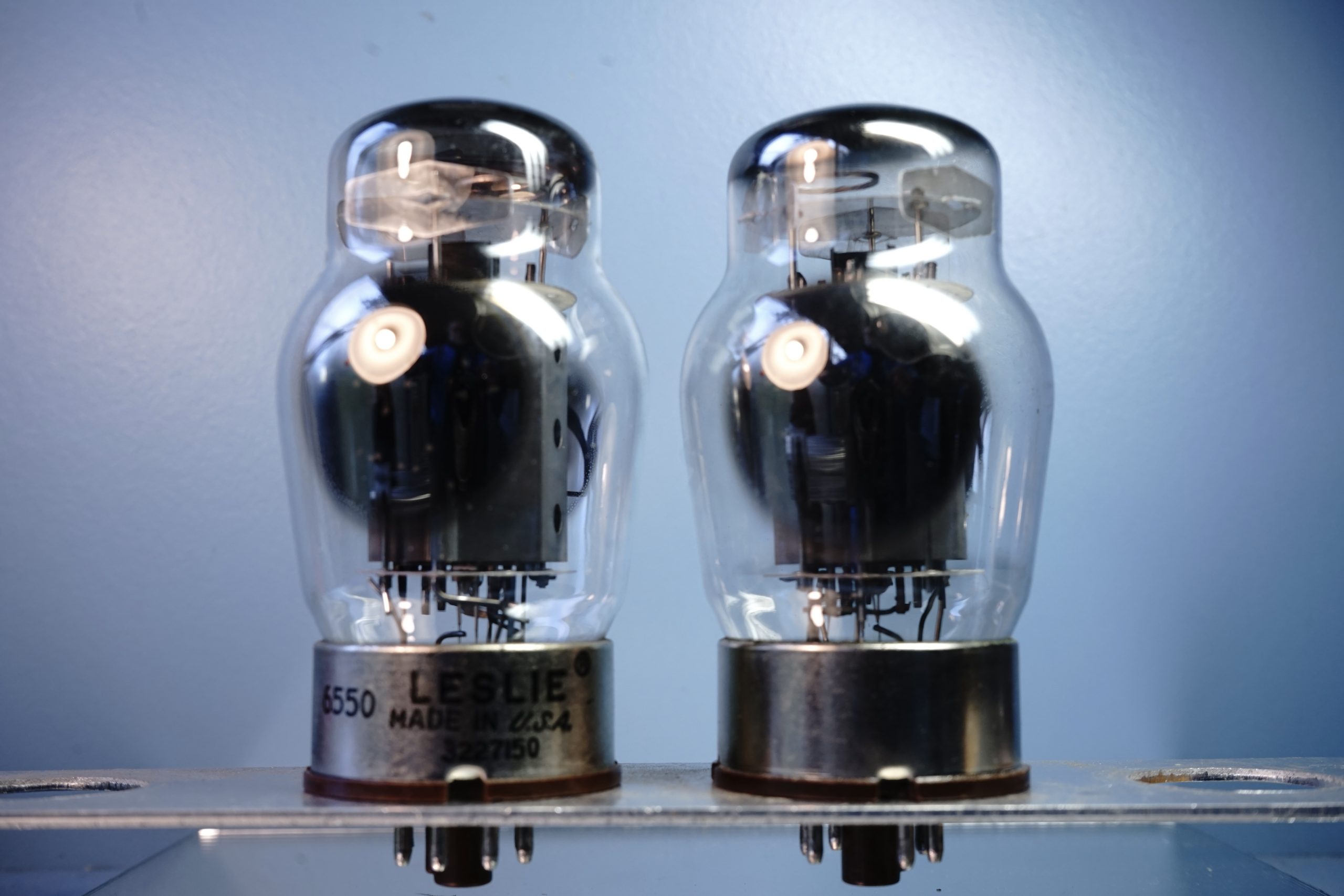 Tung-Sol 6550 pair in Box (labels RCA & Leslie) V18 V67 - Afbeelding 3