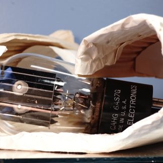 6AS7G Tung-Sol Chatham 1954, matched pair,  NIB Military box V13/V14