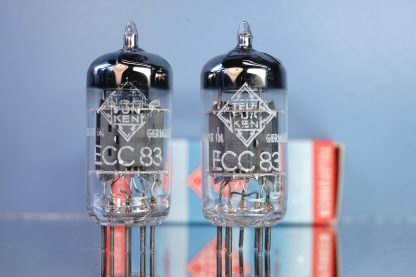 ECC83 Pair, Telefunken (Rare Siemens & Halske double post selection)  (V218 /219)