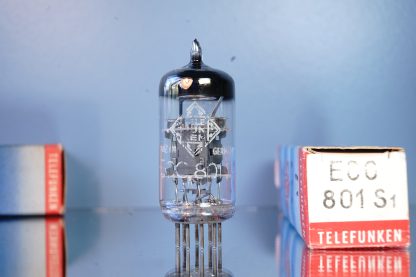 ECC801S Telefunken triple mica, TFK style halo, NIB ! (V154)