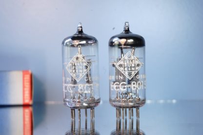 ECC801S Pair Telefunken triple mica,  Nice! (V77/83)