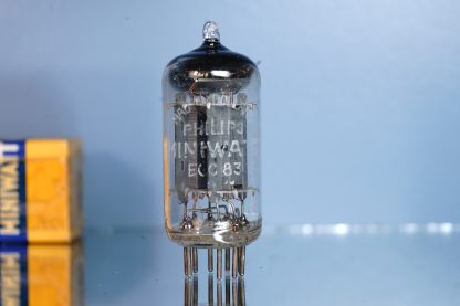 ECC83 Philips Miniwatt, Hamburg, D-foil, long plates, October 1954, mCP, NOS specs   Rare V51 - Image 10