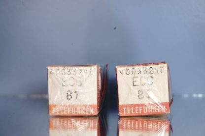 ECC81 Pair Telefunken In sealed box,  Nice! (V171/ 172)