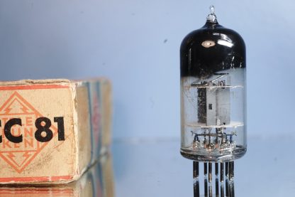 ECC81 Telefunken square getter, August 1952; pre-diamond version, NIB! (V40) - Image 4