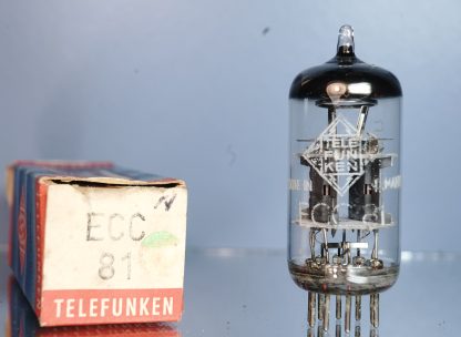 ECC801S / ECC81 Telefunken triple mica, copper grid posts, NIB! (V113)