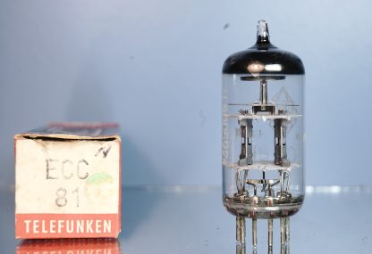 ECC801S / ECC81 Telefunken triple mica, copper grid posts, NIB! (V113) - Image 3