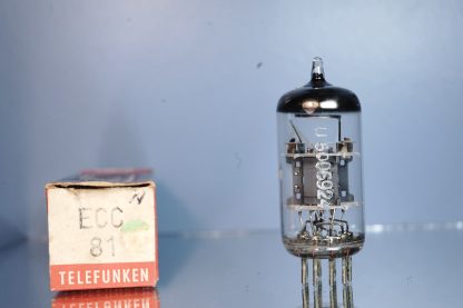 ECC801S / ECC81 Telefunken triple mica, copper grid posts, NIB! (V113) - Image 4