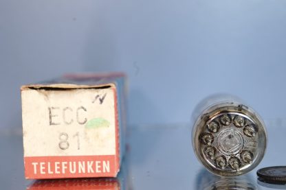 ECC801S / ECC81 Telefunken triple mica, copper grid posts, NIB! (V113) - Image 6