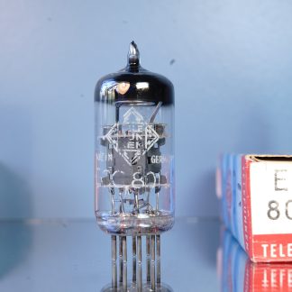 ECC801S Telefunken, triple mica, copper grid posts, NIB! (V154)