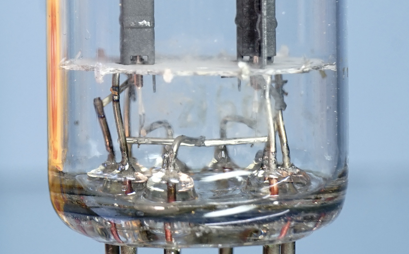 CV455 (ECC801S) pair Philips Miniwatt, D-foil getter, 1956, same dates (V14 V89) - Afbeelding 7