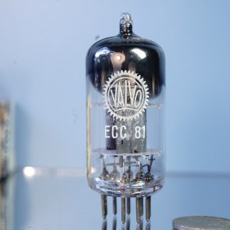 ECC81 Valvo,  D-getter, 1955, rounded plates (V35)