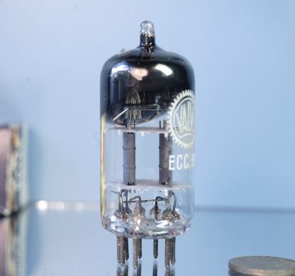 ECC81 Valvo,  D-getter, 1955, rounded plates (V35) - Afbeelding 2