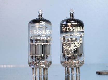 ECC88 Amperex, Bugle Boy pair, same month 1960, NOS specs  V258 266 - Afbeelding 2