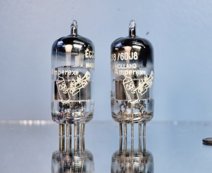 ECC88 Amperex, Bugle Boy pair, Januari & Februari 1960, NOS specs  V268 279