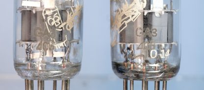 ECC88 Amperex, Bugle Boy pair, same month 1960, NOS specs  V262 274