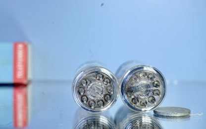 ECC83 pair Telefunken, looks & tests NOS, <> Early: same date 1960   (V216 /  302) - Afbeelding 4