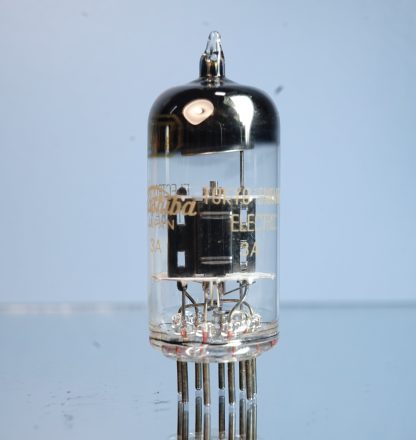 12AT7 Toshiba, copper grid posts, black plates NOS (V133) - Afbeelding 3