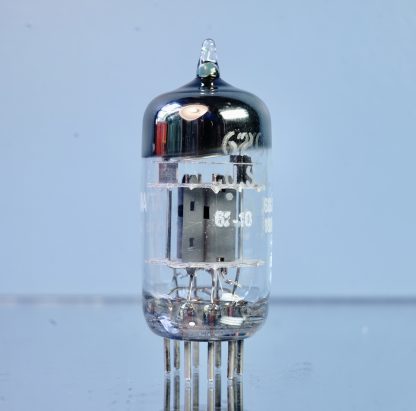 12AT7WA / 6201 (ECC801S) General Electric, Triple micas, 1962, copper grid posts, green tip (V50) - Afbeelding 3