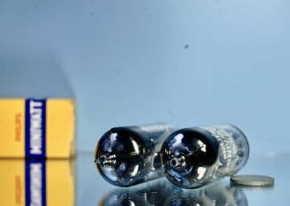 ECC83 Philips Miniwatt, 1954, D-foil 45°, long plates, NOS specs, Rare (V111 V113) - Afbeelding 9