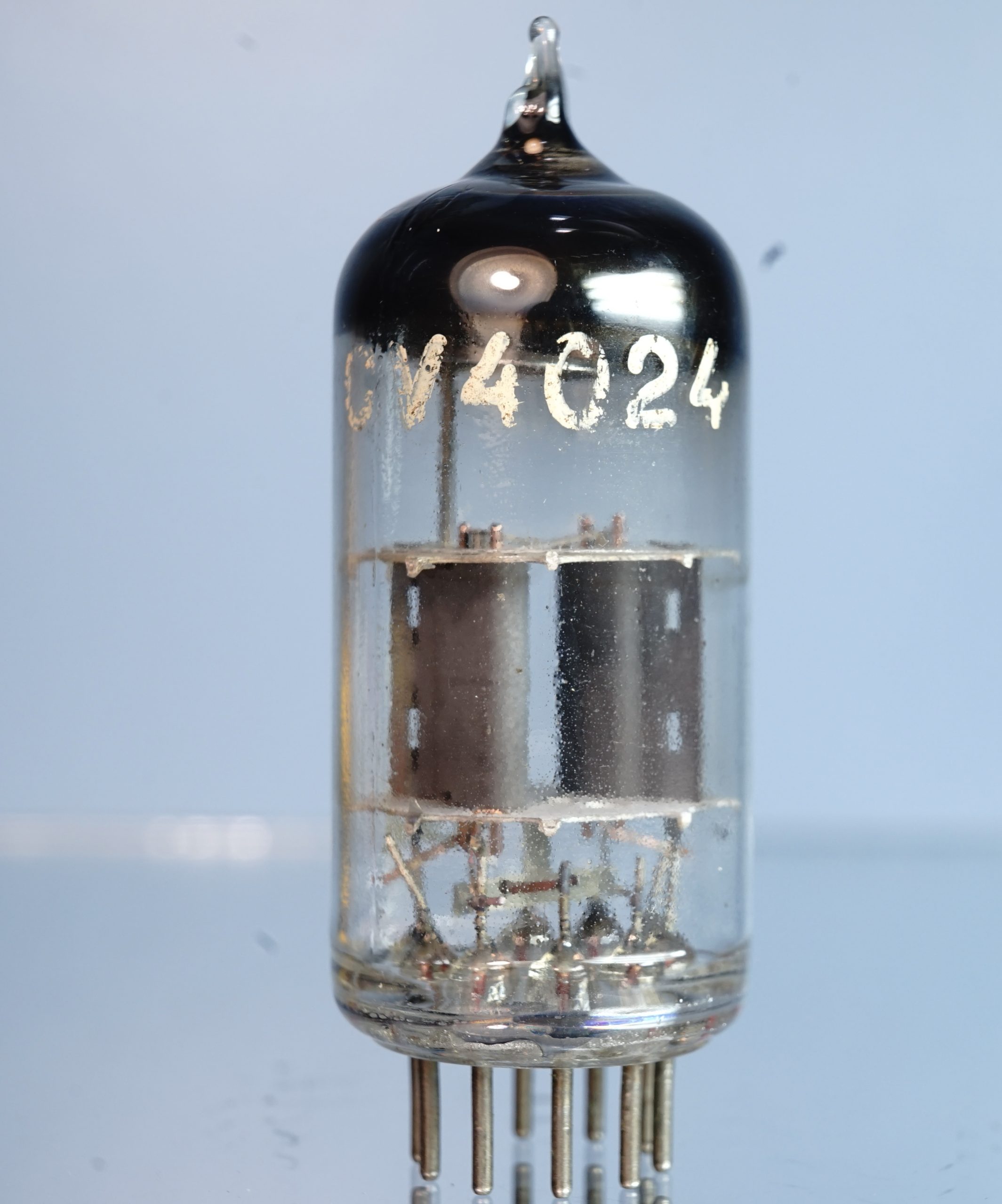 CV4024 (ECC81) Mullard Whyteleafe "A" 1959 Mil.grade long life! (V39)