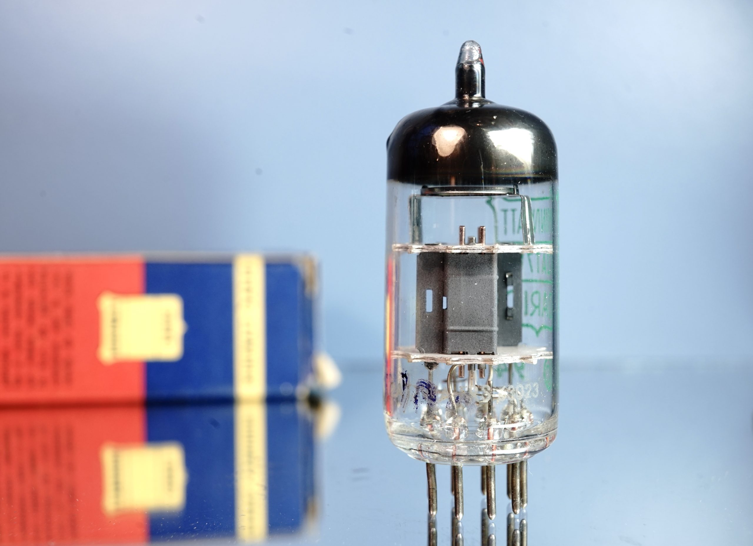 Dario 12AT7WA / ECC801S, Copper posts, Double Support O-Getter (V99) - Afbeelding 6