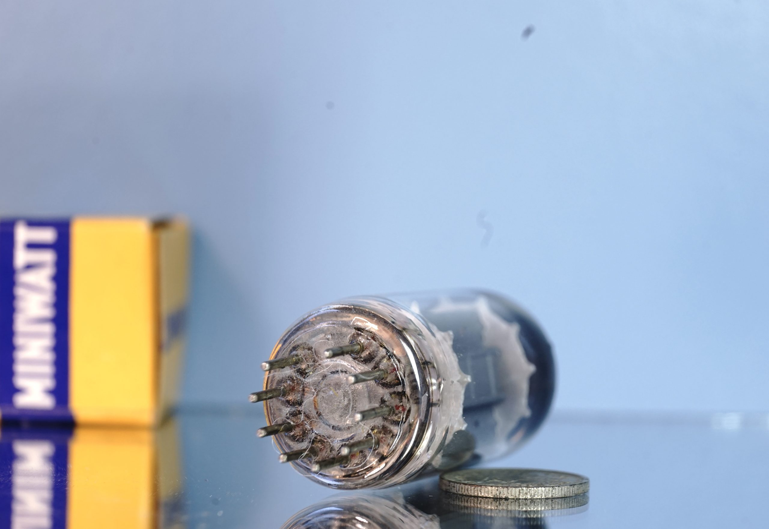 ECC83 Philips Miniwatt, long plates, 1959, Reference tube (V327) - Afbeelding 6