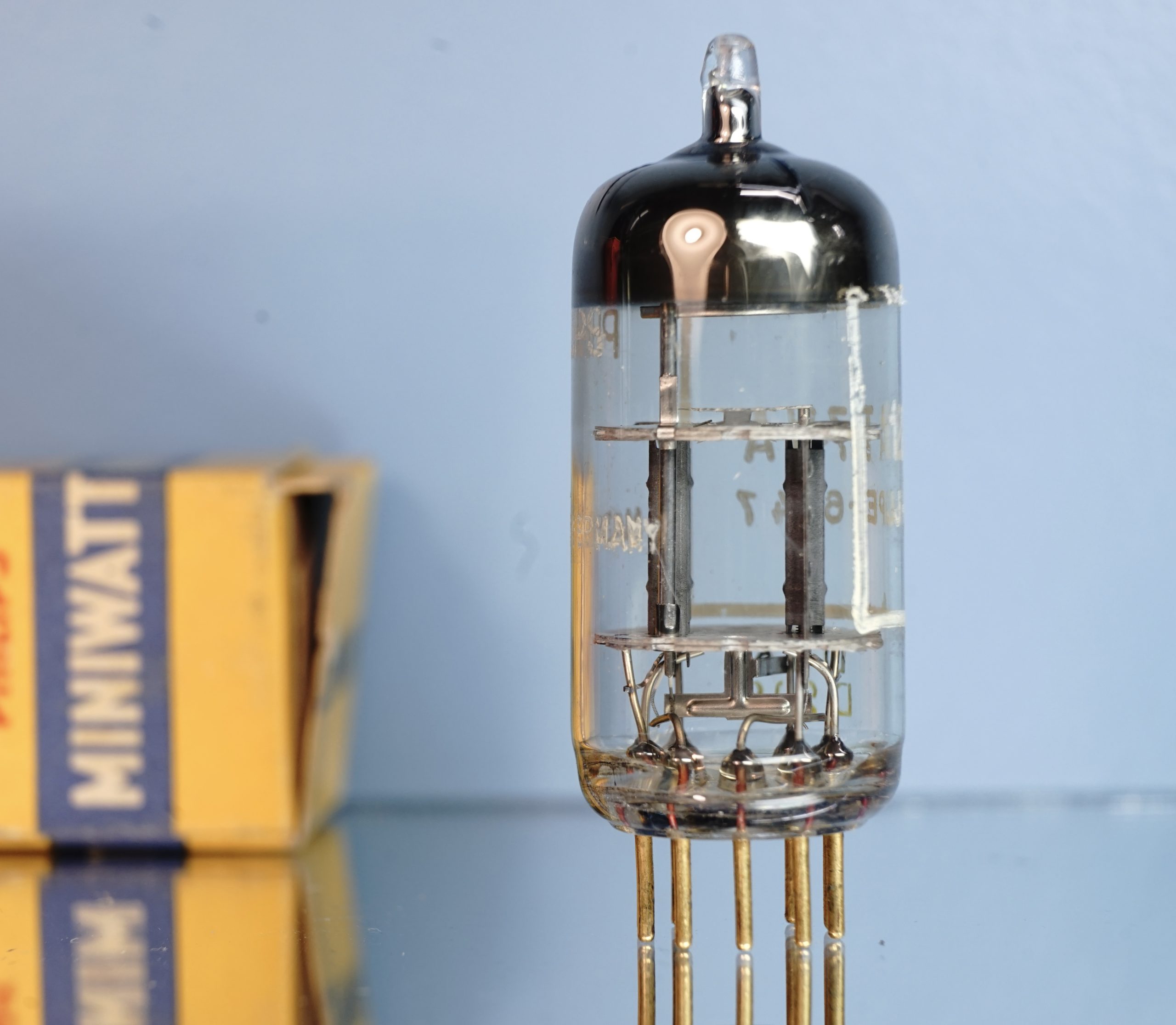 12AT7WA (Army selection) Philips, NOS, gold pins (V59) - Afbeelding 3