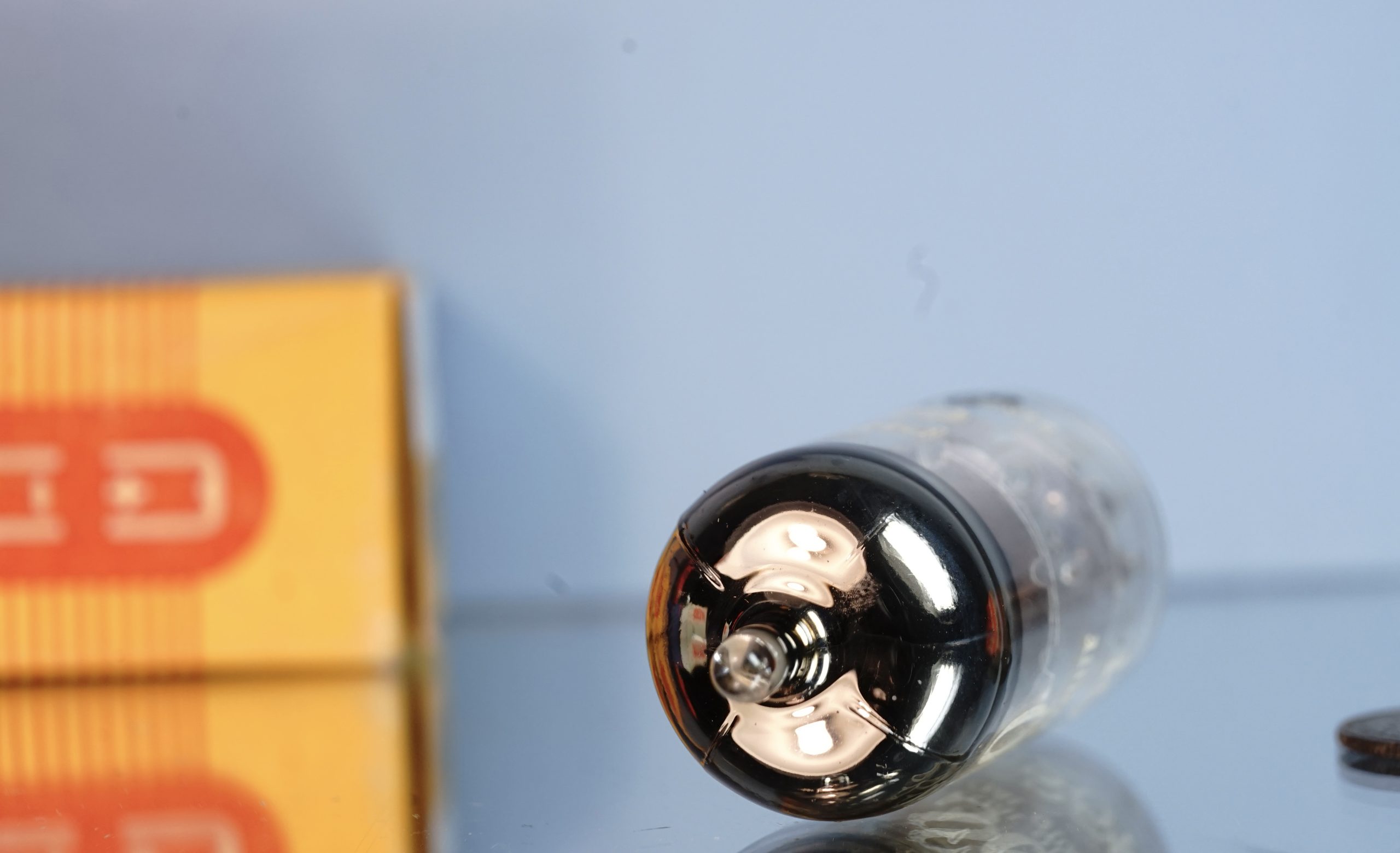 6201 SQ (ECC801S) Philips, NOS, gold pins, disk getter (V61) - Afbeelding 10