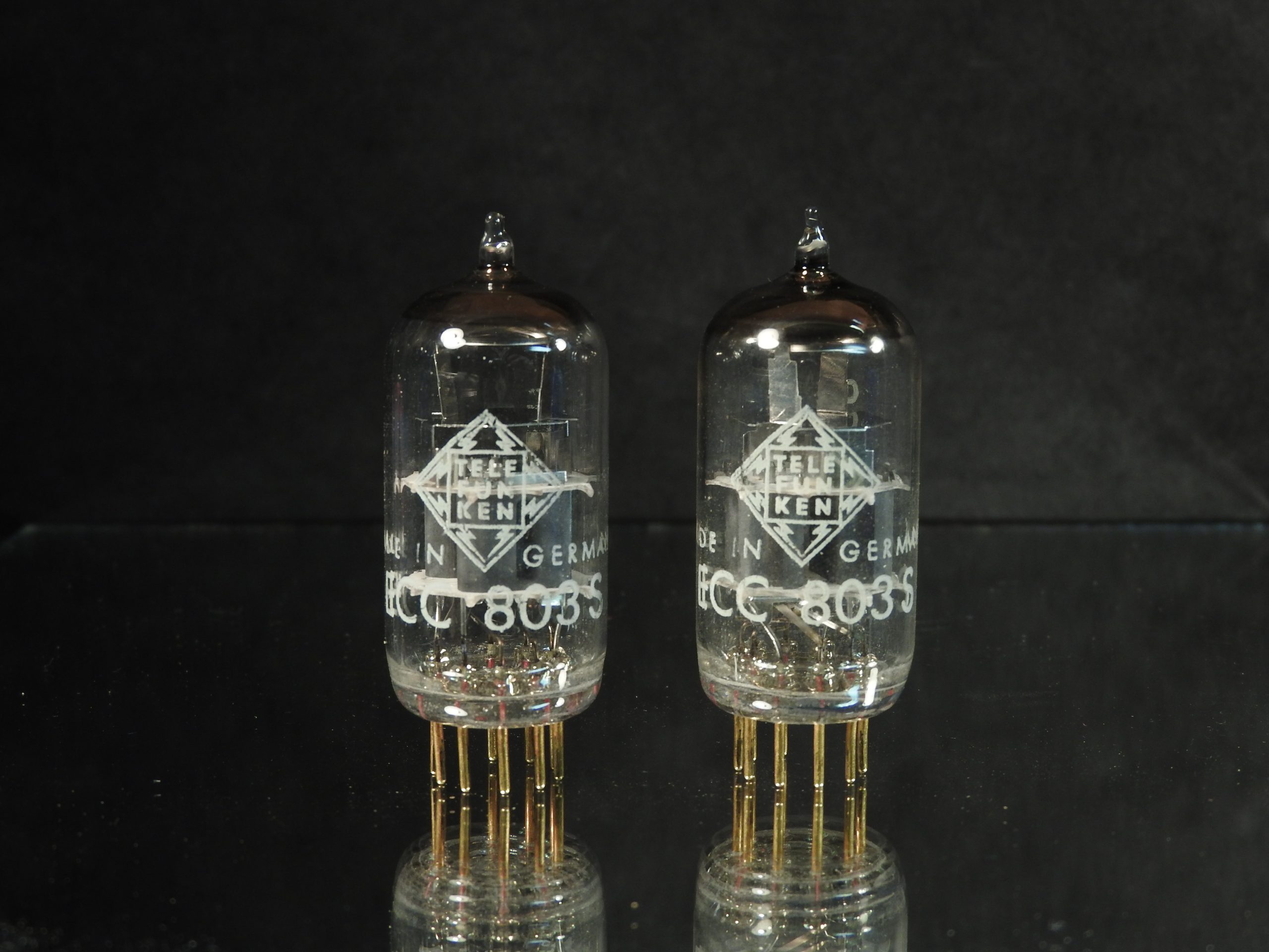 ECC803S TELEFUNKEN pair same date <> NOS > Holy Grail (V3 V9) - Afbeelding 3