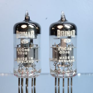 ECC88 pair Brimar BVA UK (V355/406)