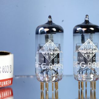 ECC803S TELEFUNKEN matched pair same date - one original Box - Holy Grail   (V292 V293)