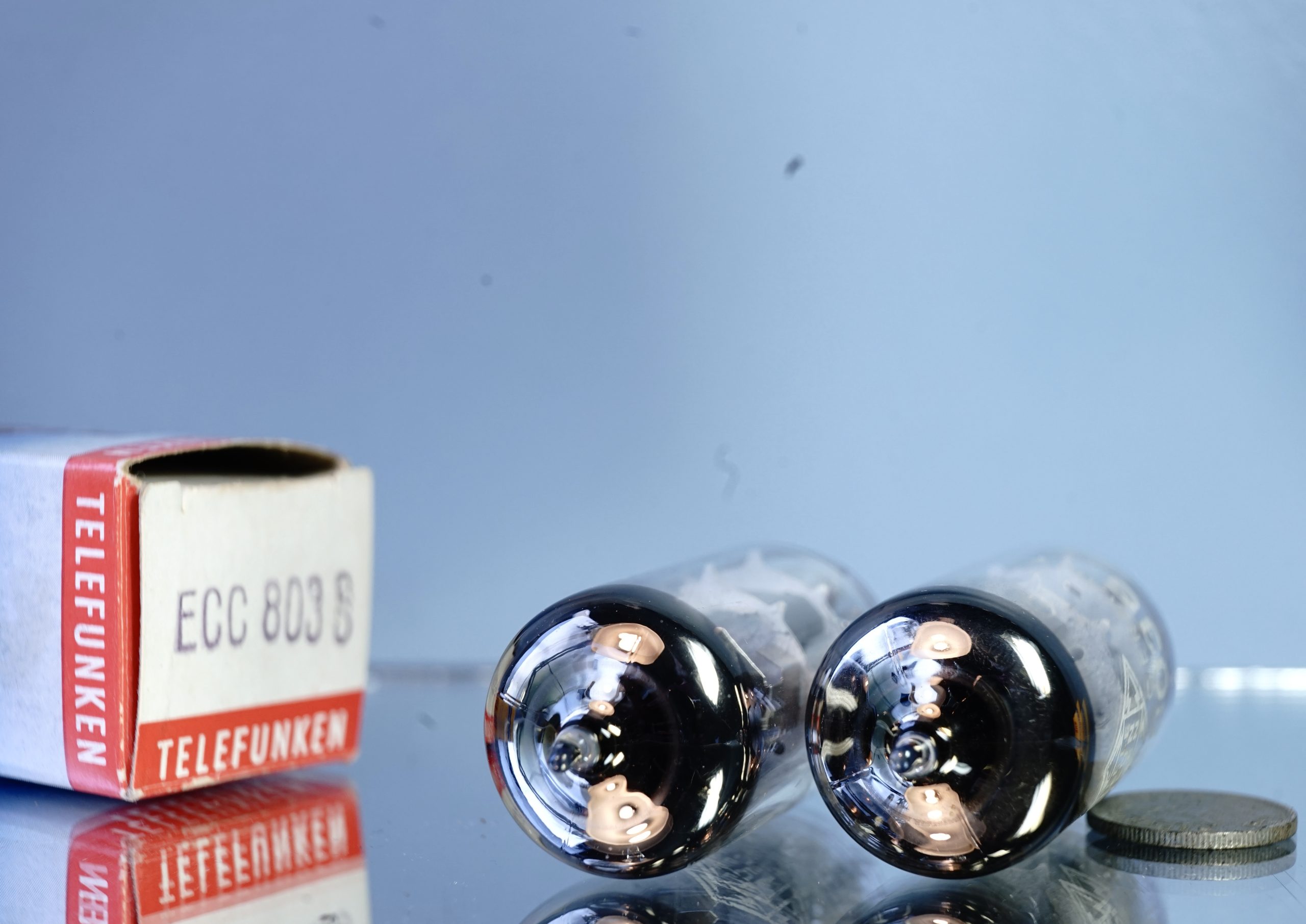 ECC803S TELEFUNKEN matched pair same date - one original Box - Holy Grail (V292 V293) - Afbeelding 6