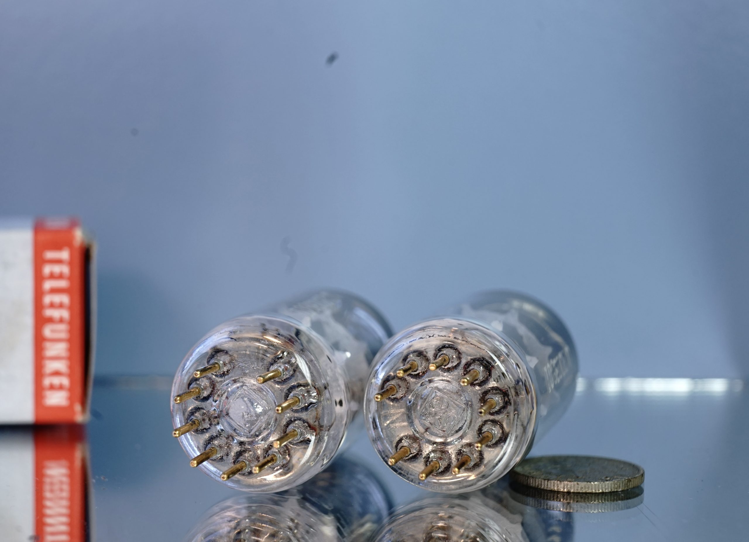 ECC803S TELEFUNKEN matched pair same date - one original Box - Holy Grail (V292 V293) - Afbeelding 5