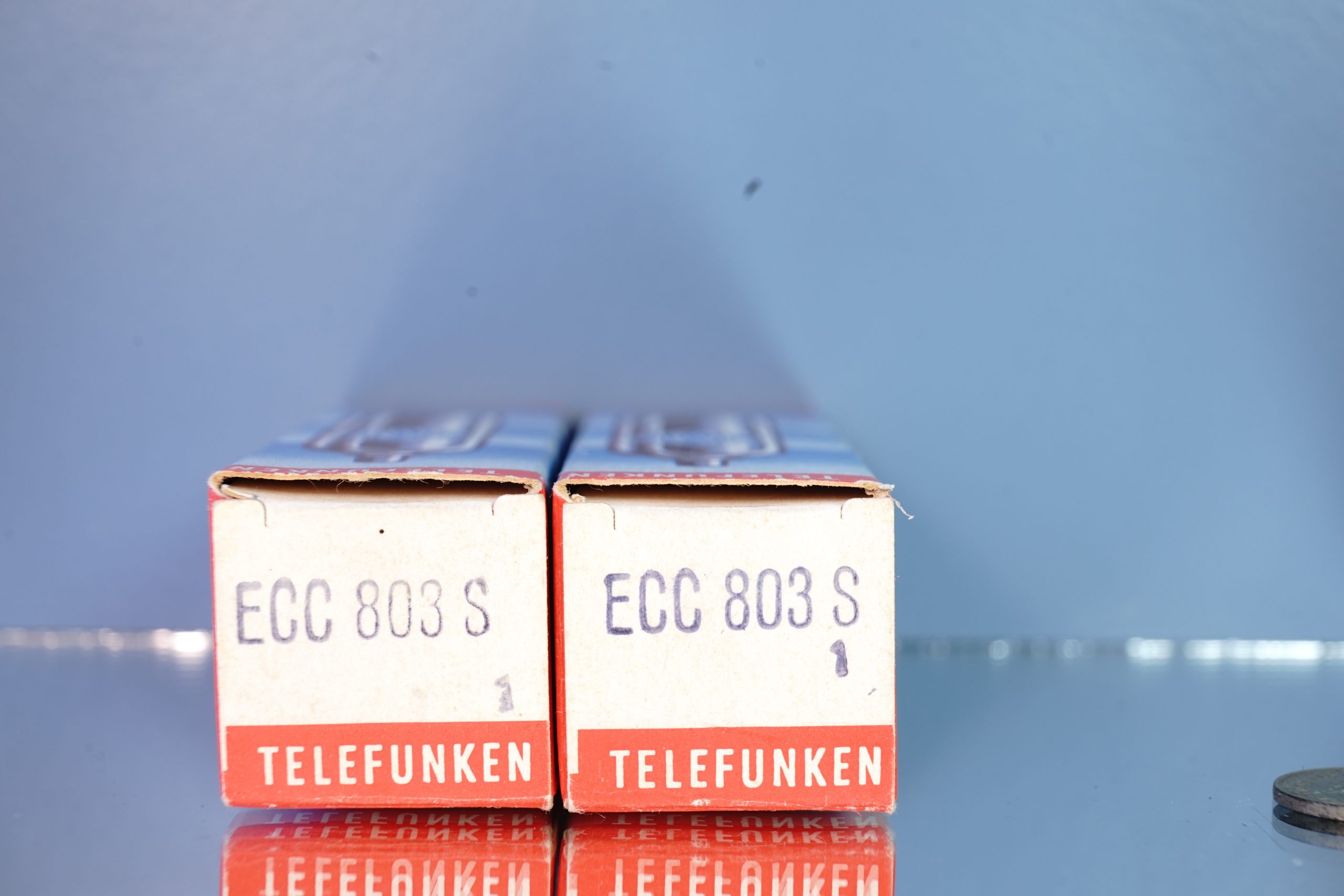 ECC803S TELEFUNKEN matched pair same date - Original Box - Holy Grail (V269 V270) - Afbeelding 7