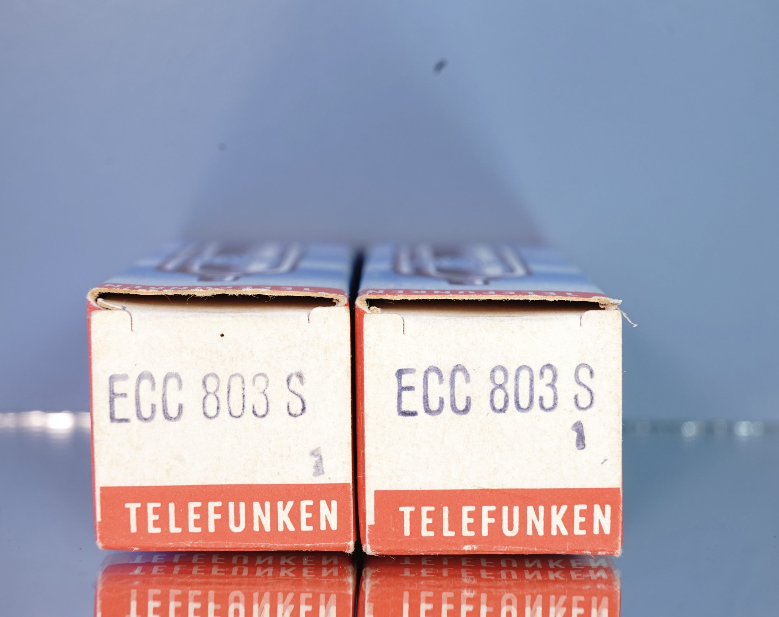 ECC803S TELEFUNKEN matched pair same date - Original Box - Holy Grail (V269 V270) - Afbeelding 2