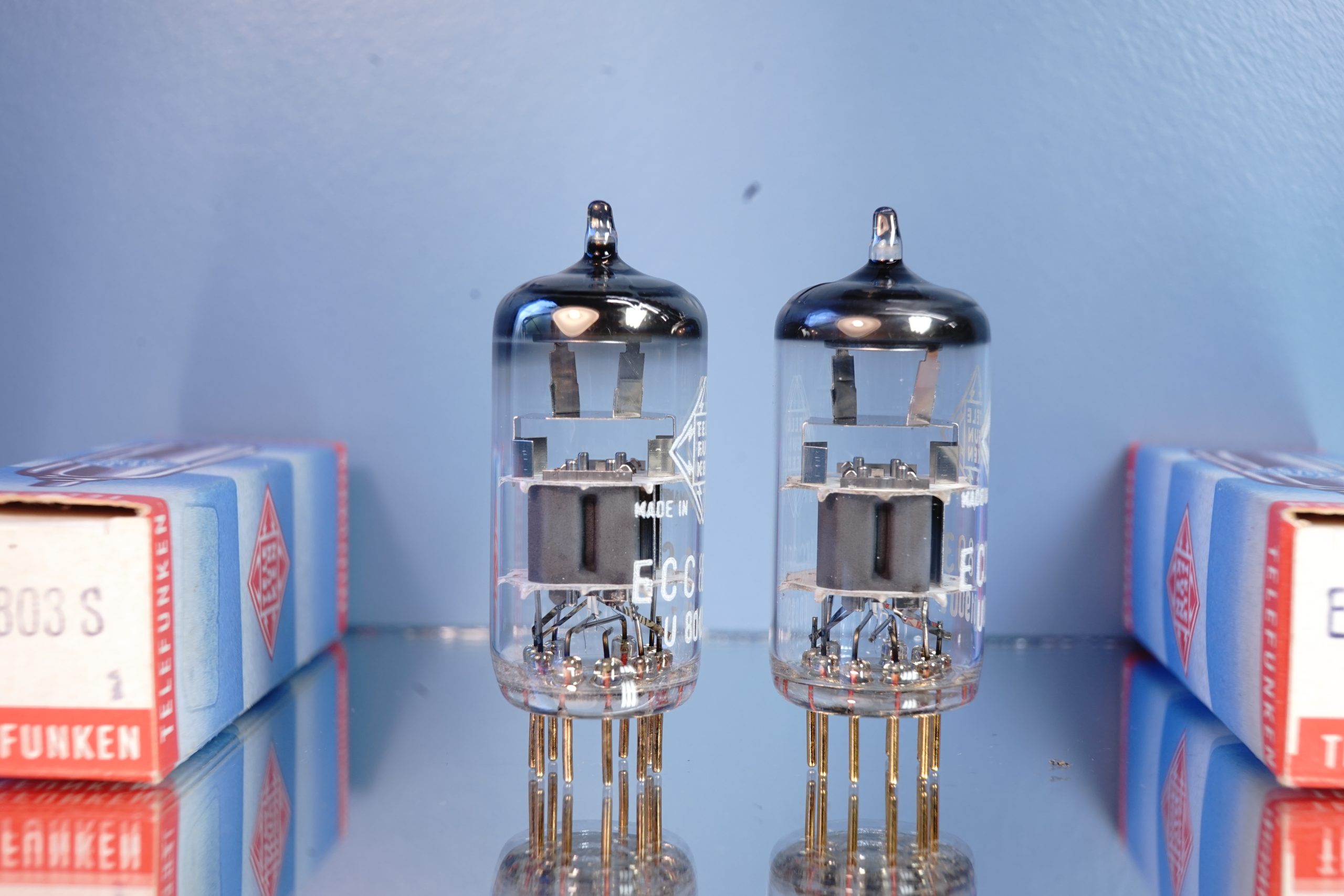 ECC803S TELEFUNKEN matched pair same date - Original Box - Holy Grail (V269 V270) - Afbeelding 3