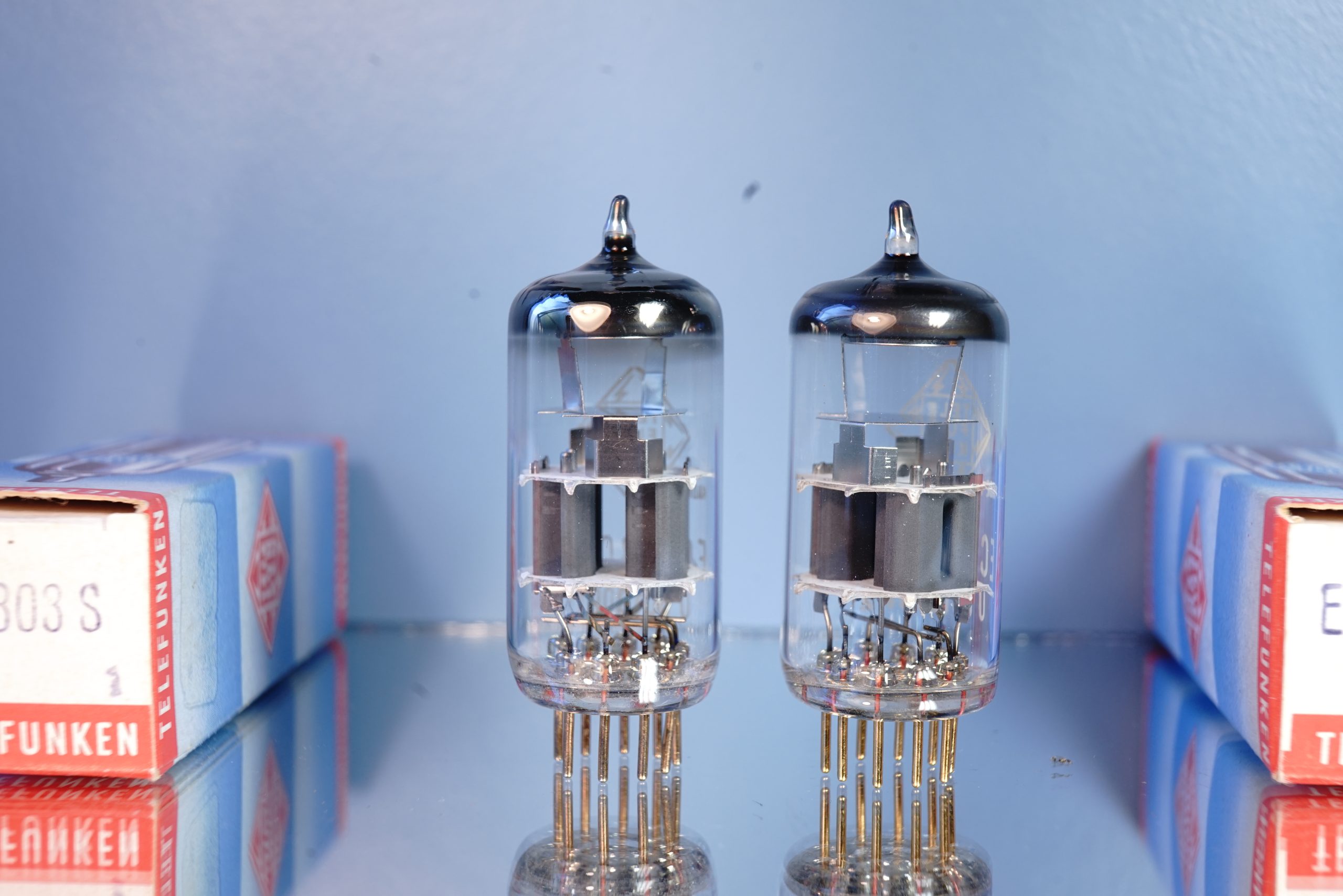 ECC803S TELEFUNKEN matched pair same date - Original Box - Holy Grail (V269 V270) - Afbeelding 4