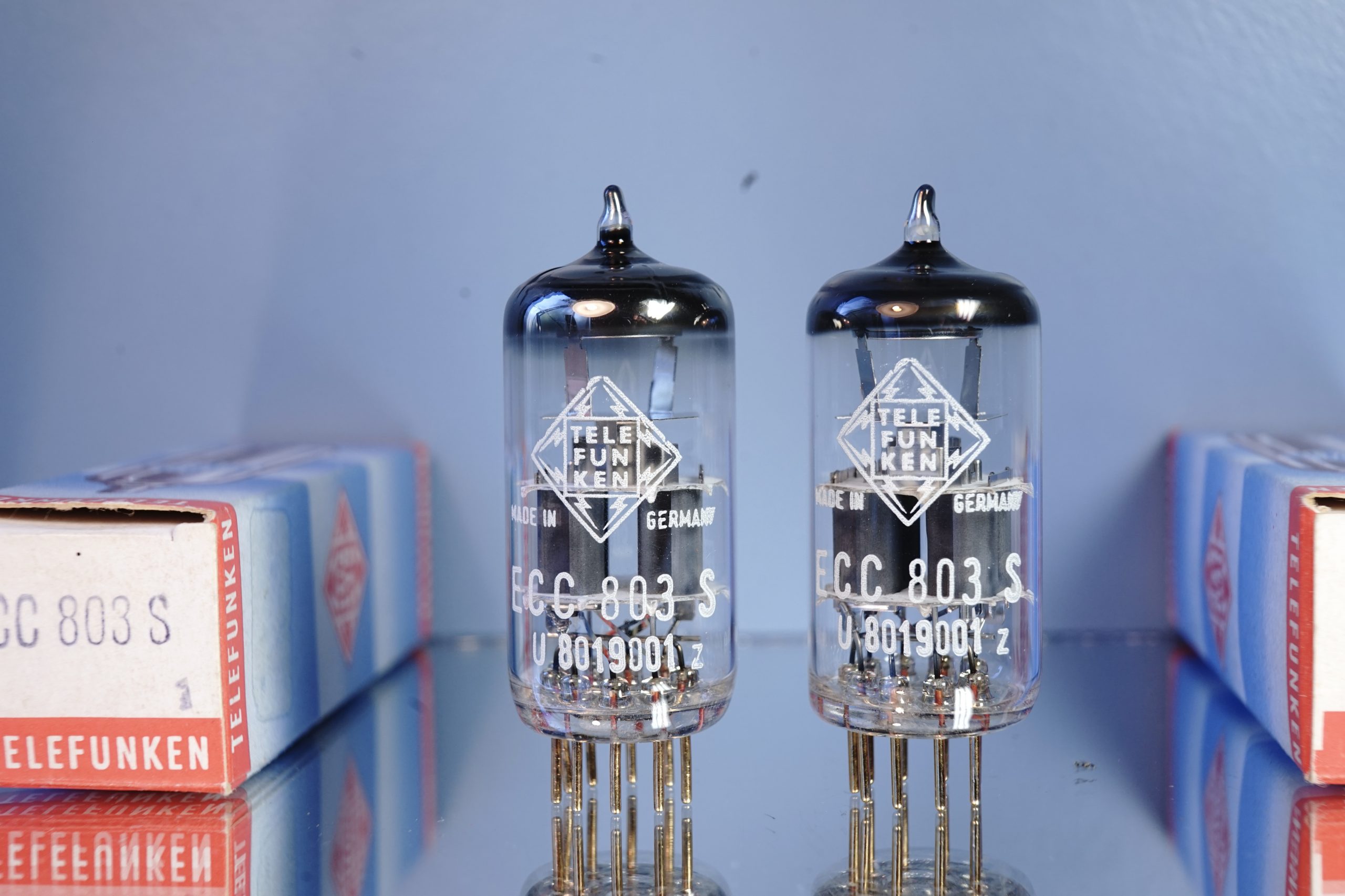 ECC803S TELEFUNKEN matched pair same date - Original Box - Holy Grail (V269 V270)