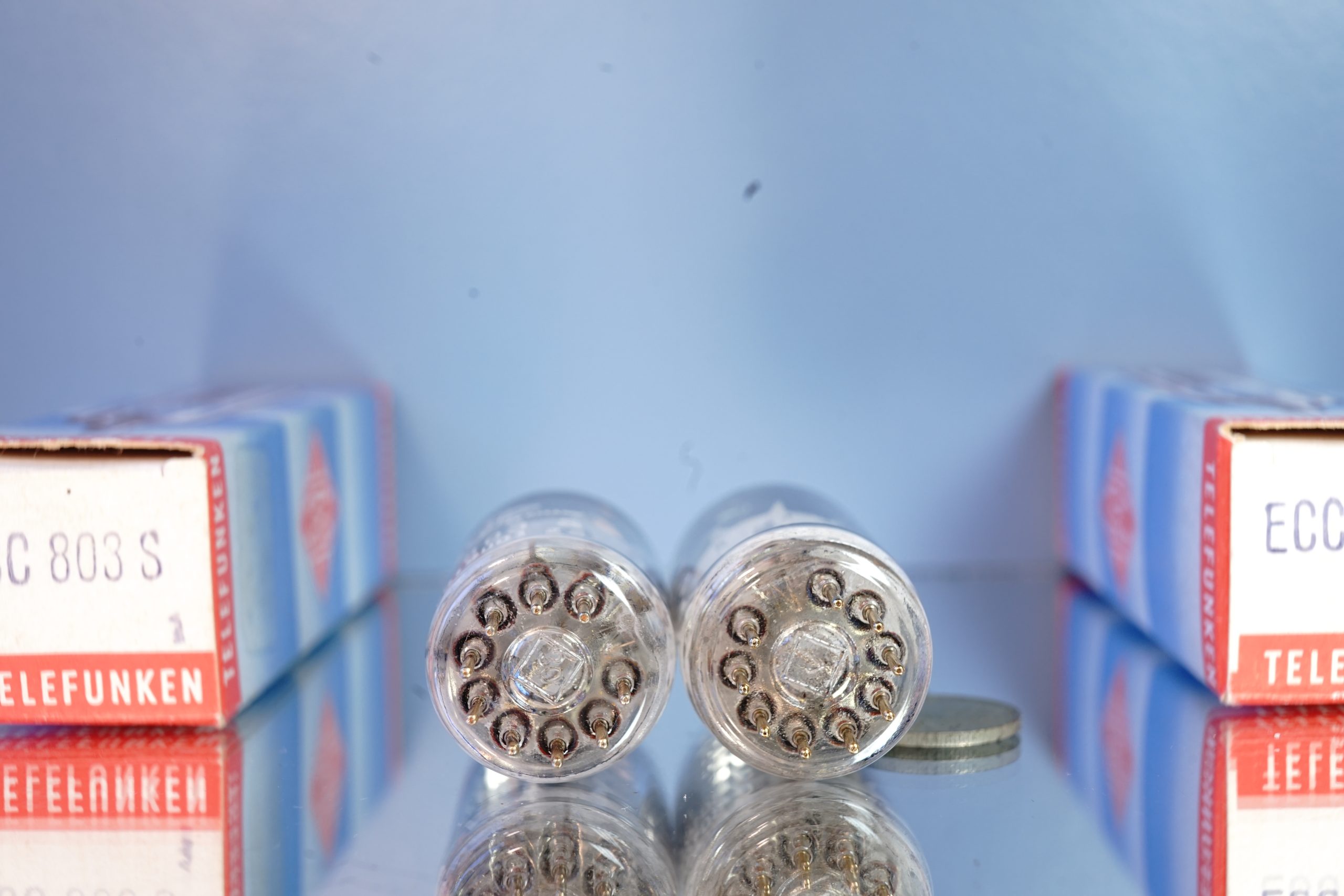 ECC803S TELEFUNKEN matched pair same date - Original Box - Holy Grail (V269 V270) - Afbeelding 6