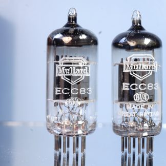 ECC83 Mullard pair, I63,  Same production month, New in original box!   v392 394