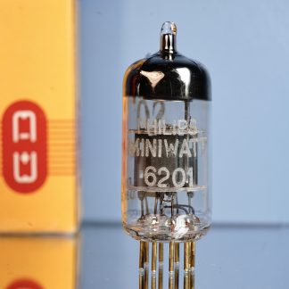 6201 SQ (ECC801S) Philips Miniwatt Hamburg, NOS, gold pins, halo getter (V60)