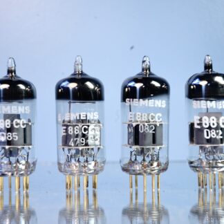 E88CC matched quad Siemens, matched & balanced, same version ! V139 V1369 V140 V405